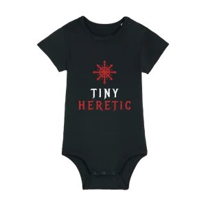Tiny Heretic Black Organic Baby Bodysuit